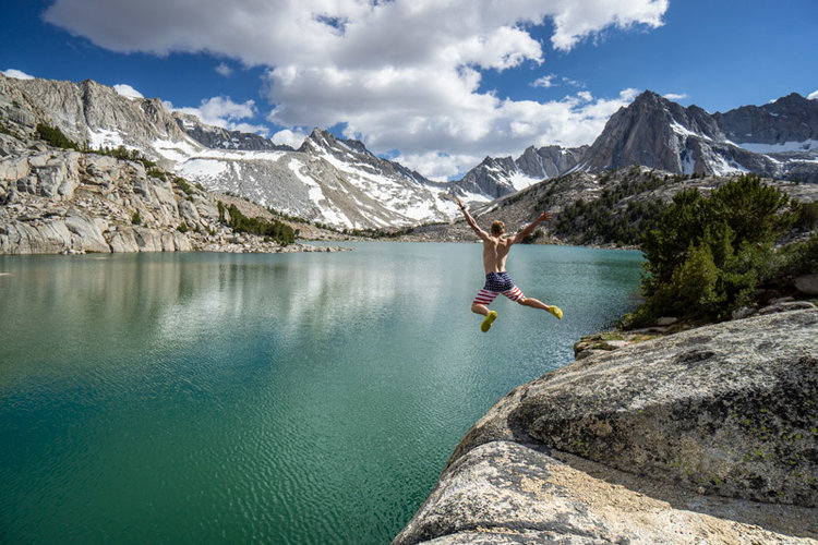 Jump Rock at Moonlight Lake