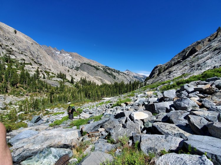Passing Through Lower Bench Canyon