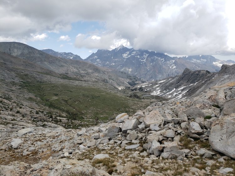 Dark clouds over the Minarets