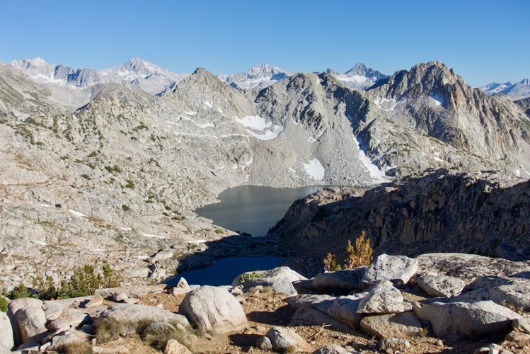 On Shout of Relief Pass, looking south