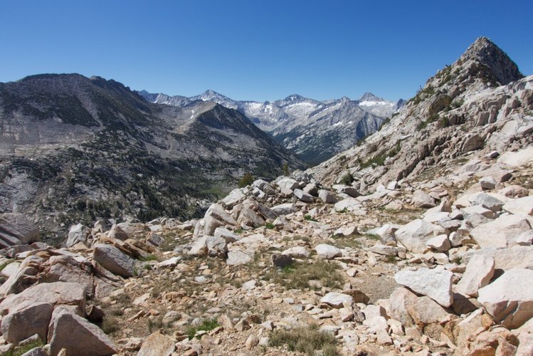Bighorn Pass, looking southeast