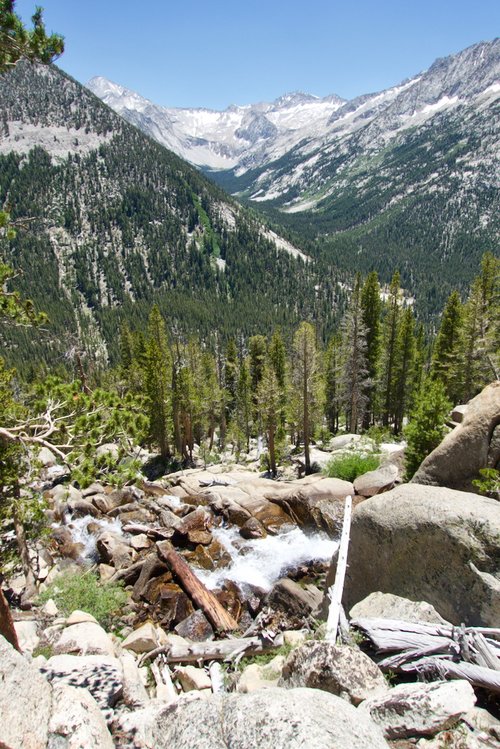 Descending Laurel Creek; Second Recess in the distance
