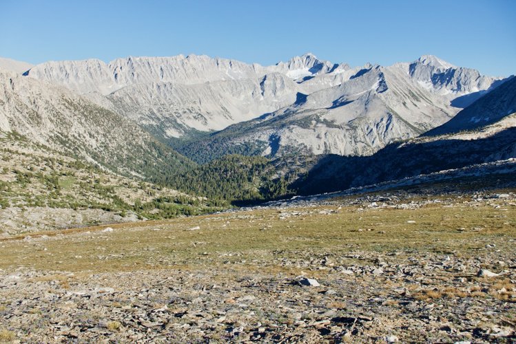 On Hopkins Pass looking south