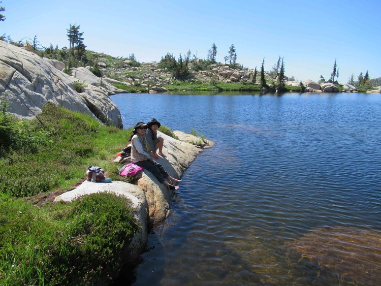Top Lake was a soothing place