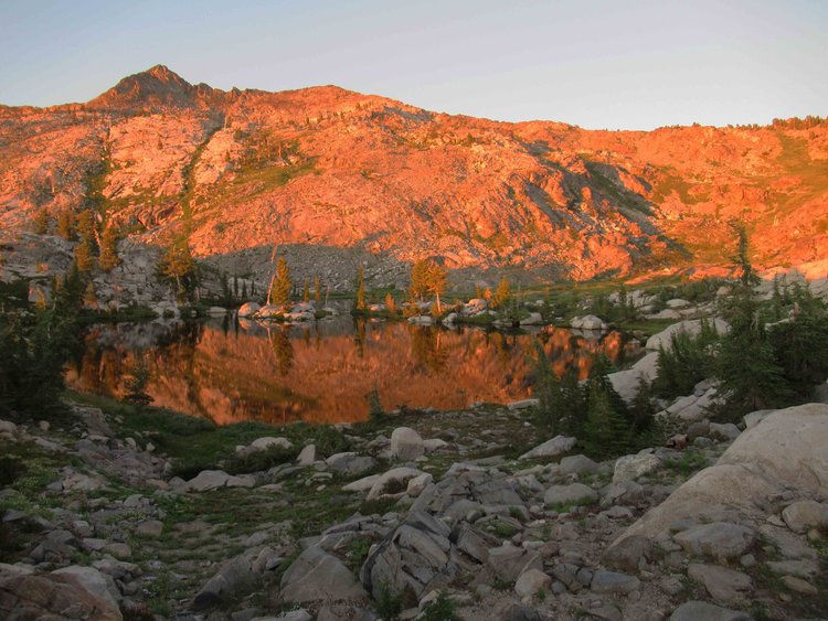Evening view across Top Lake