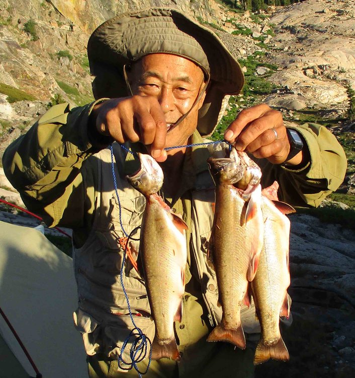 Fishing results were generally poor with the exception of a few fat brookies.