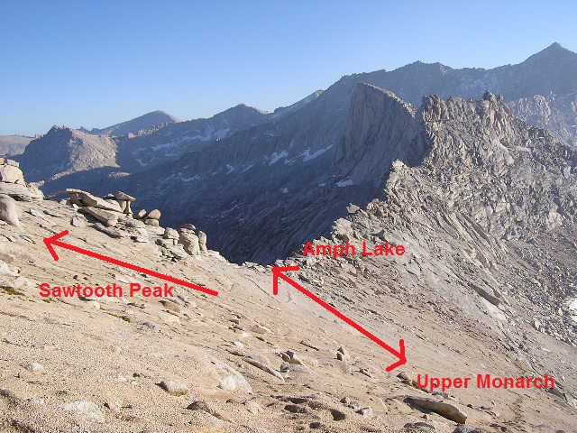 Route to Amphitheatre Lake