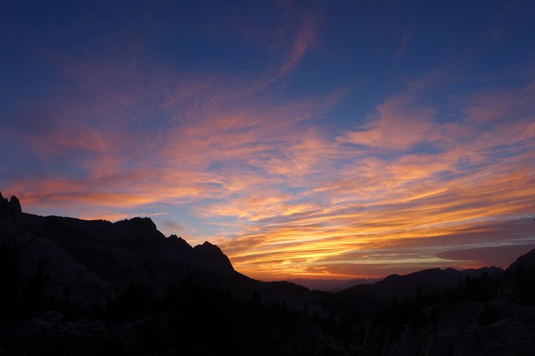 Big sky sunset