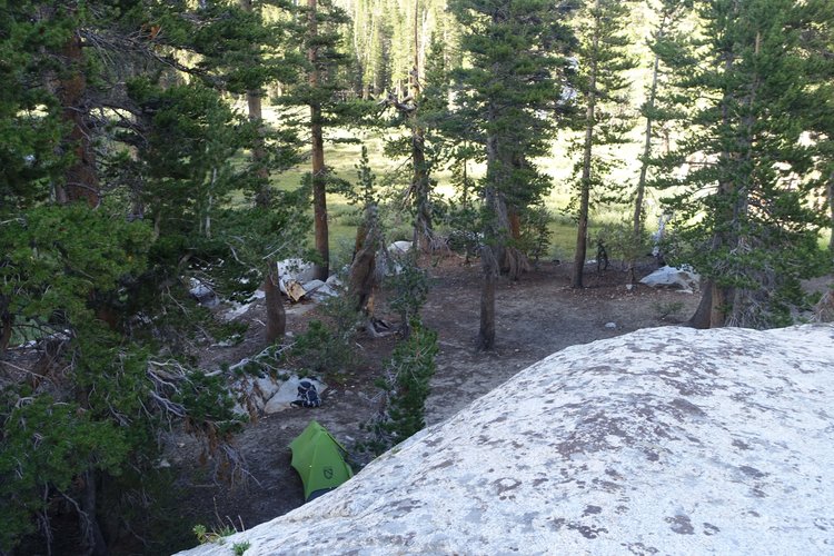 The &quot;Jamboree&quot; camp on McGee Creek