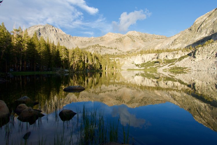 State Lakes, sunset