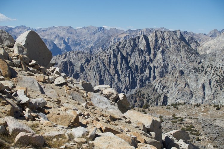 The Great Cliffs of the Black Divide, seen from Windy Ridge