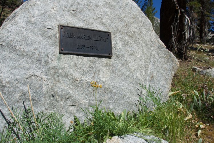 The Helen Marion LeConte wilderness memorial