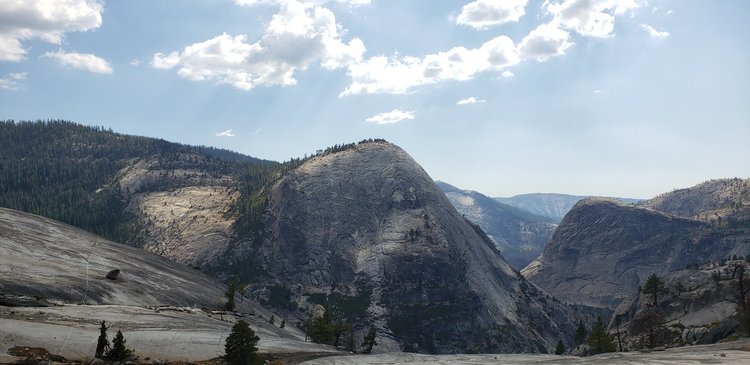 Another view of granite on the way to Sunrise Creek
