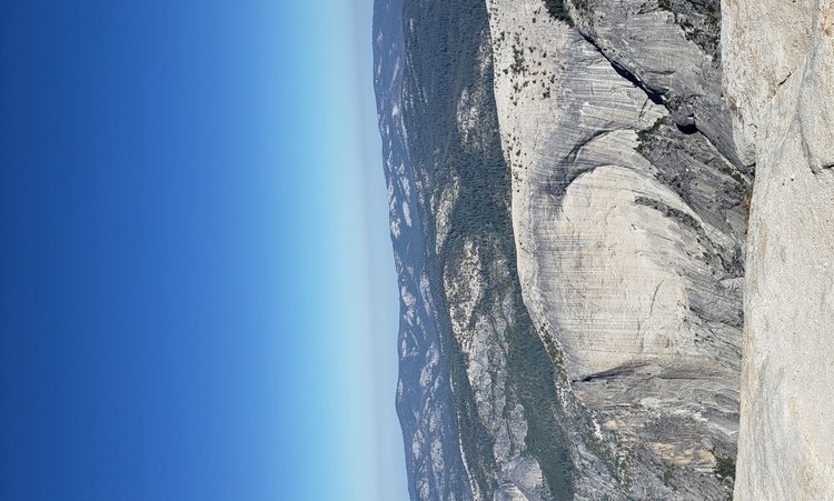 Mt Watkins (I believe) from Clouds Rest