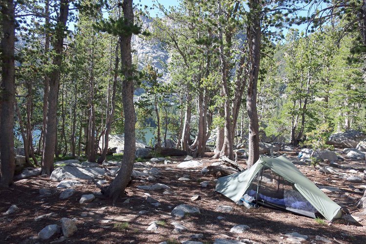 Camp at High Meadow Lake
