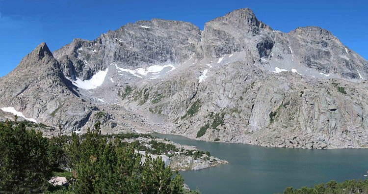 Spider Lake from saddle above