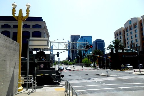 Tourist train and Capitol Dome in background