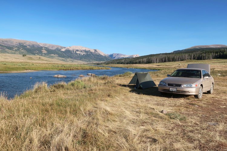 Not exactly a wilderness camp!