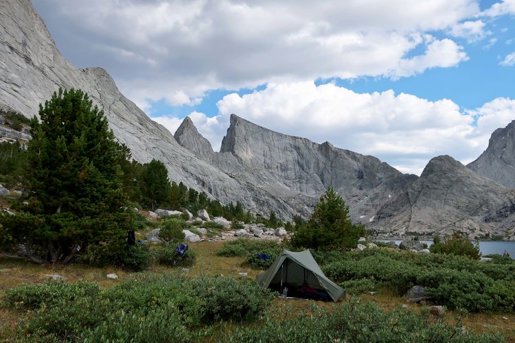 Camp at Deep Lake