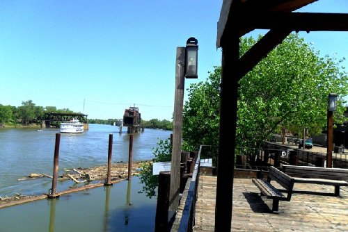 Swinging bridge opened