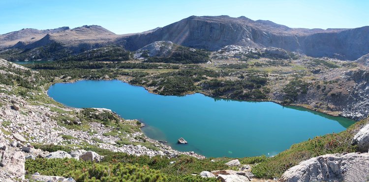 Aptly named Footprint Lake