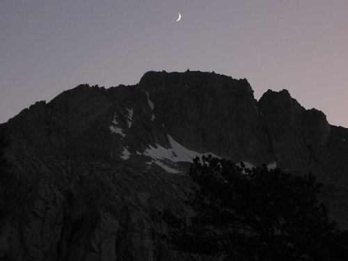Moonset over Mt. Stanford?