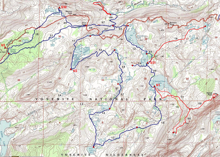 map of route