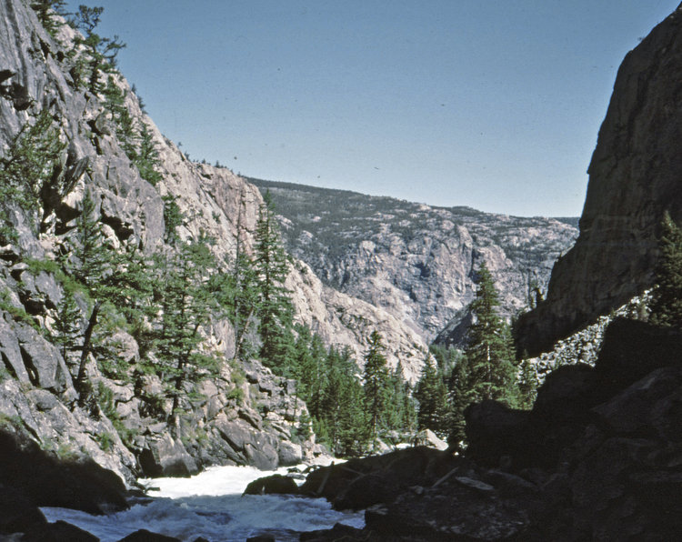 Canyon becomes deeper