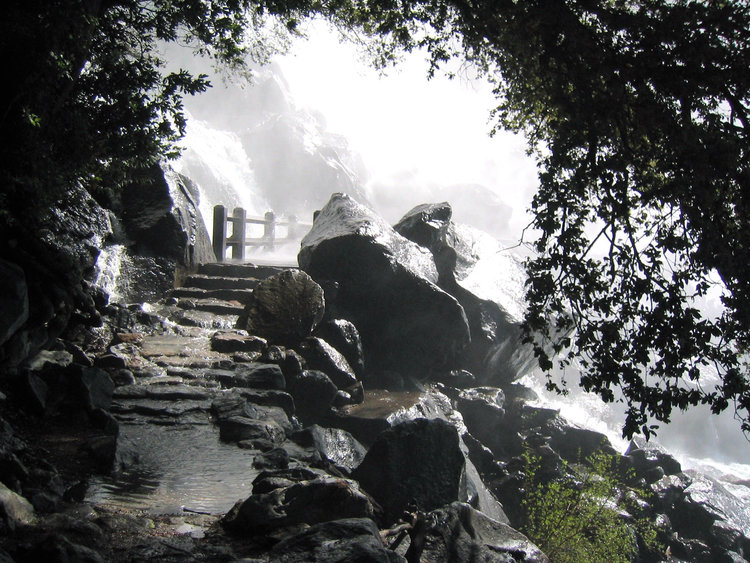 Wampama Falls roaring