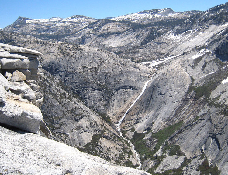 Tenaya Creek from E Watkins Buttress