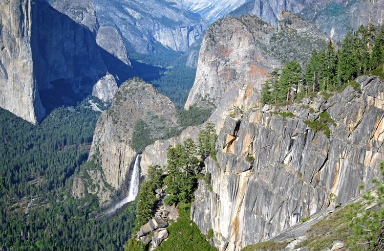 Bridalveil Falls and El Cap from Stanford Point