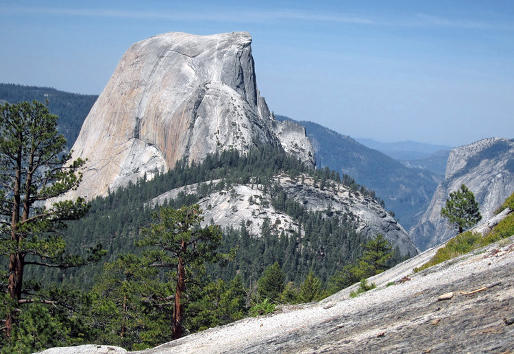 Half Dome from Clouds Rest Trail
