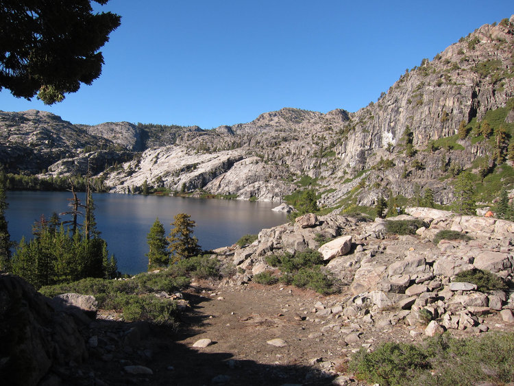 potential campsite Lower Branigan Lake