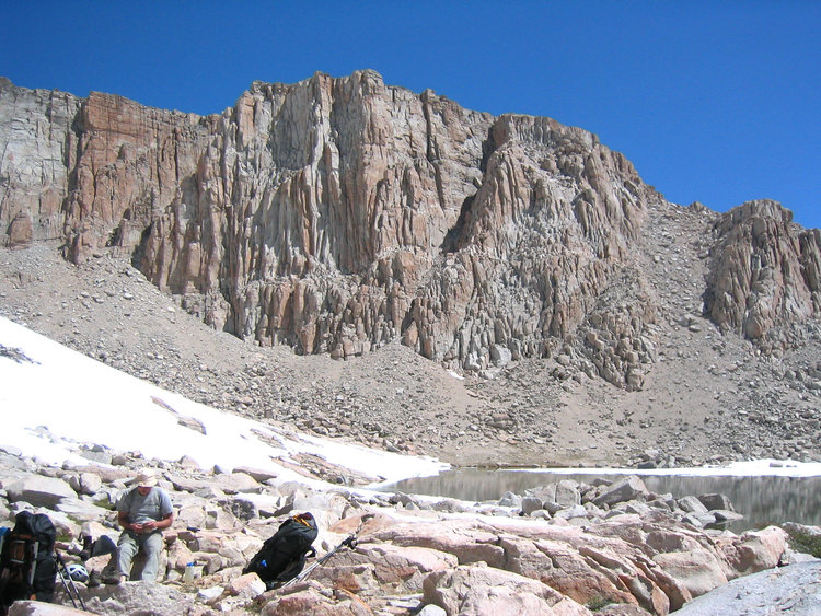 High Lake end of June 2006 (high snow year)