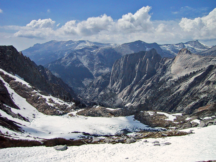 View from below Precipice Lake