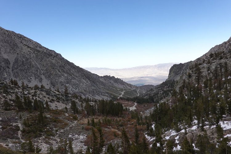 Kearsarge Pass trail