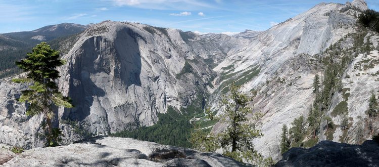 Tenaya Canyon (Half Dome saddle day hike)