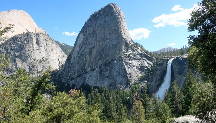 Nevada Falls from the JMT