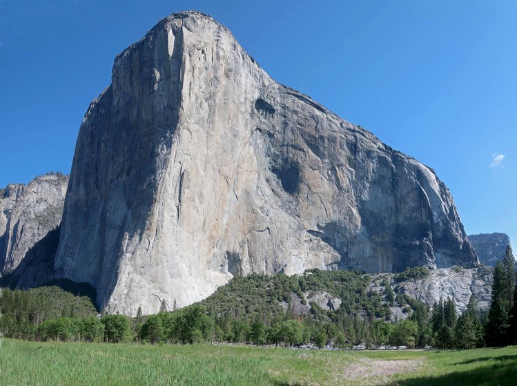 El Capitan from El Cap Meadow