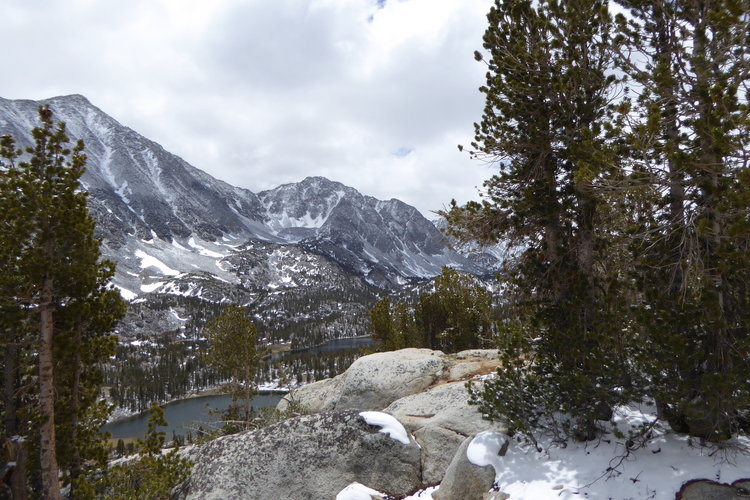 Overlooking Little Lakes Valley
