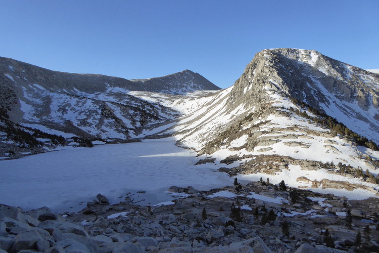 Looking down on Golden Lake