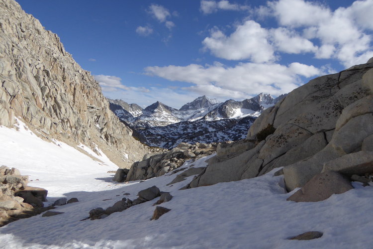 Looking south from Mono Pass