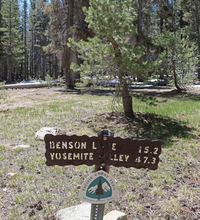 PCT trail junction