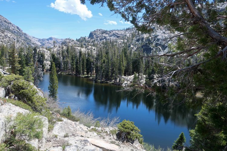 Unnamed lake half mile down from Bearup Lake