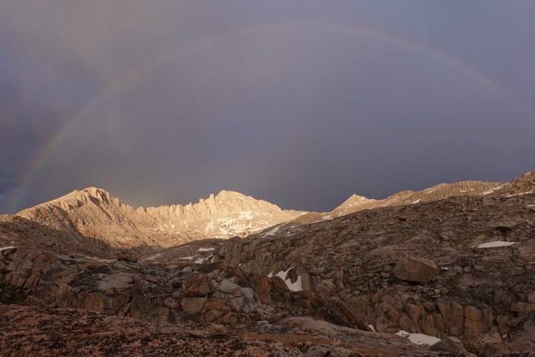 Feather Peak and Rainbow