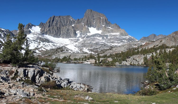 Garnet Lake as I left the penninsula