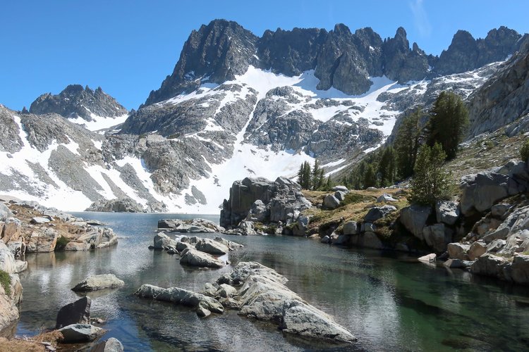 Iceberg Lake outlet