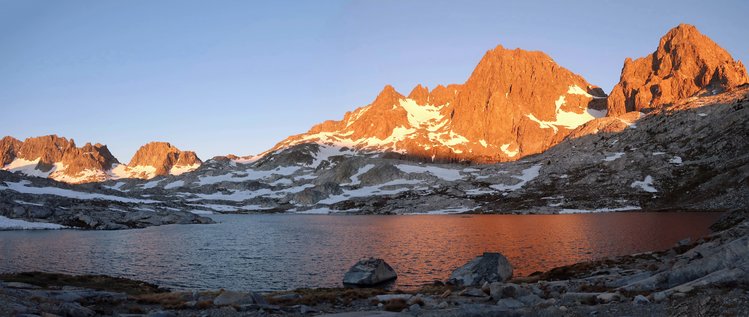 Sunrise at Upper Nydiver Lake