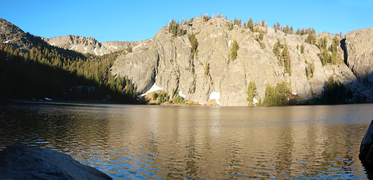 Sunrise at Rosalie Lake