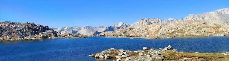 The Kern-Kaweah Divide from the center of the Kern Headwaters